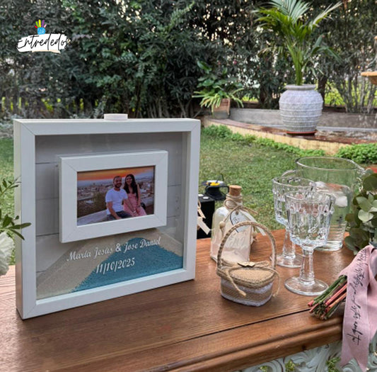Ritual de arena personalizado boda