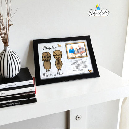 regalos personalizados para hombres – cuadro personalizado para hombre Entrededos