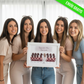 Marco y Lámina para Damas de Honor y novias personalizado