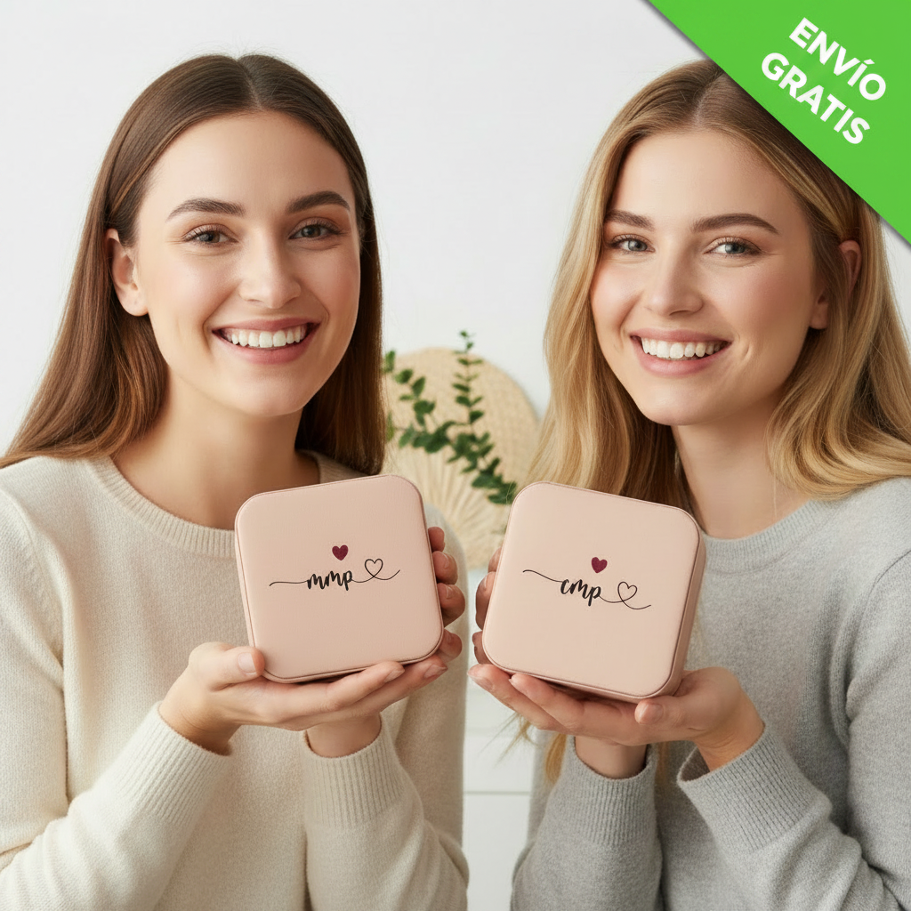 Mini Joyero Portátil con Nombre – Ideal para Viajes