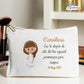 Neceser personalizado para mujer con nombre impreso