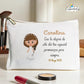 Neceser personalizado para mujer con nombre impreso