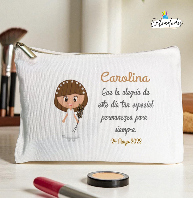 Neceser personalizado para mujer con nombre impreso