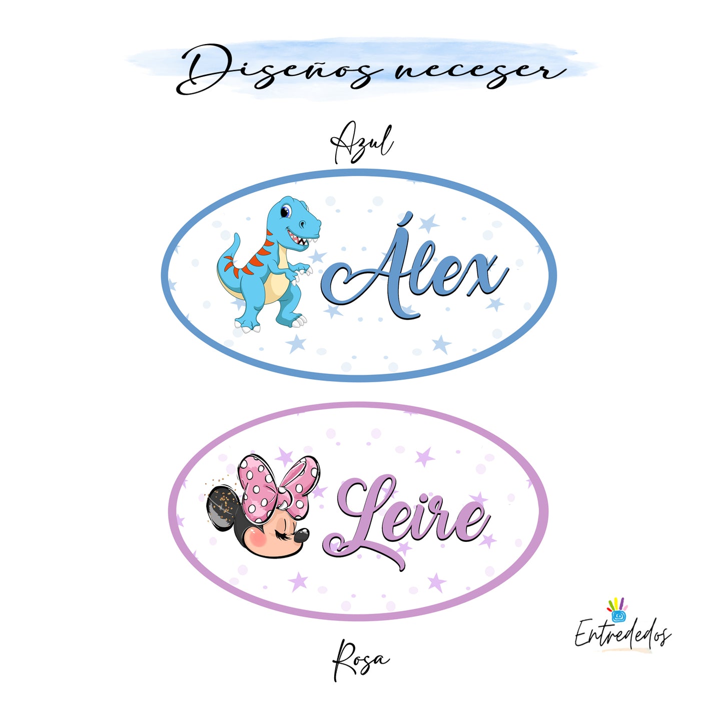 Neceser personalizado para mujer con nombre impreso