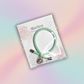 Pulsera elástica de colores personalizada con inicial