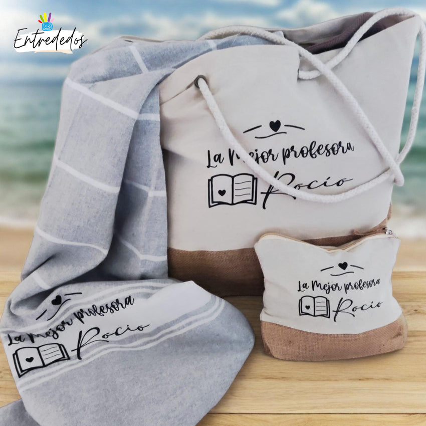 Regalo personalizado para profesora con dedicatoria y nombre