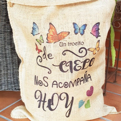 Sacos de yute personalizados para bodas únicas