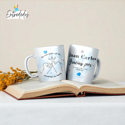 taza personalizada con nombre – regalo original Entrededos