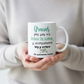 Taza damas de honor "ACUARELA VERDE"