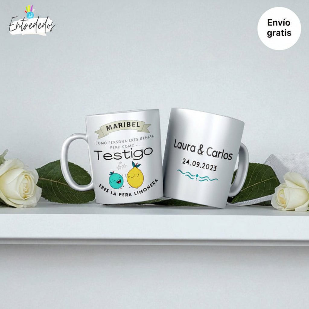 Esta taza con nombre personalizado es un regalo práctico y único, ideal para disfrutar del café o té. Personalízala con nombre, iniciales o mensaje especial y convierte un detalle cotidiano en un recuerdo inolvidable.