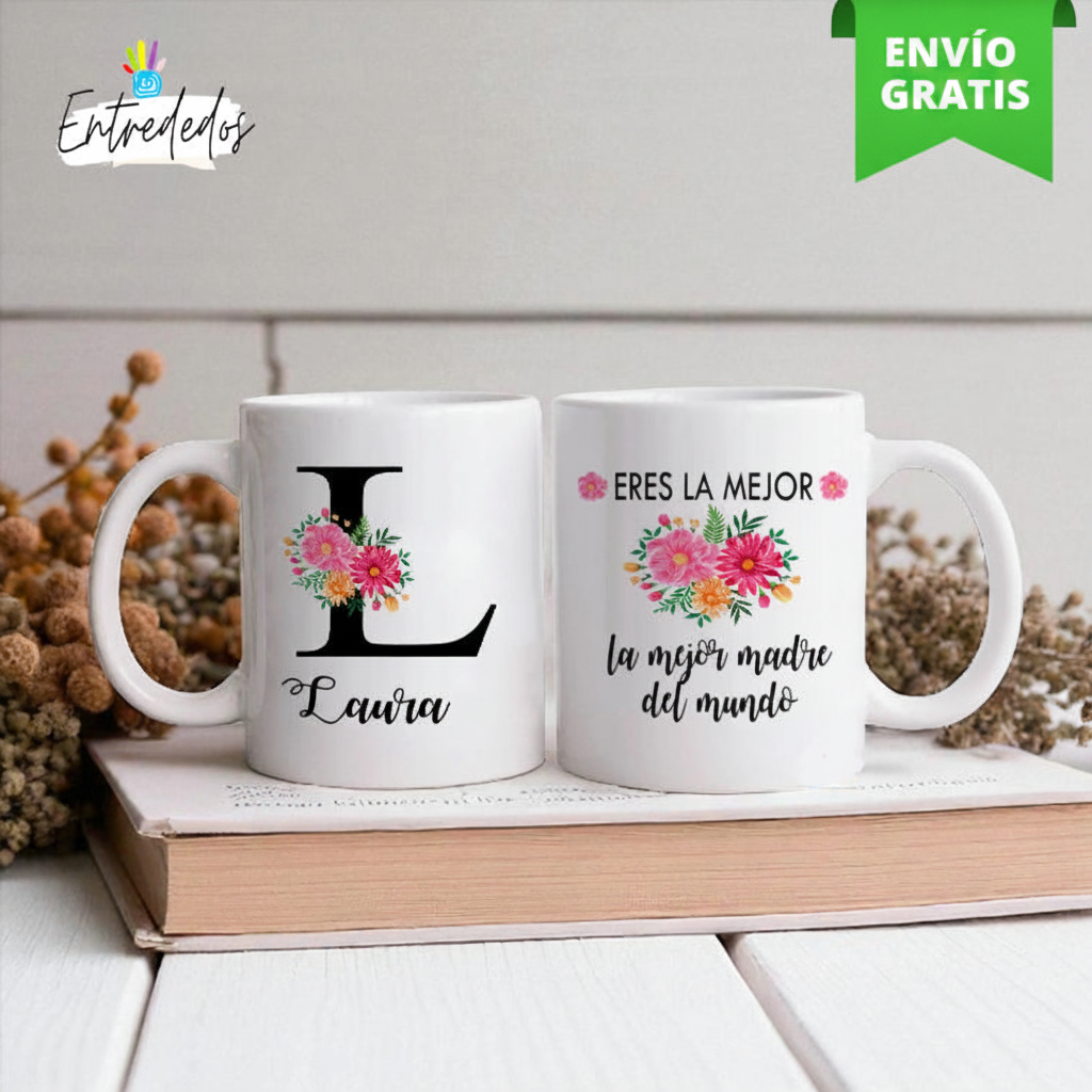 Taza personalizada "eres la mejor madre del mundo"