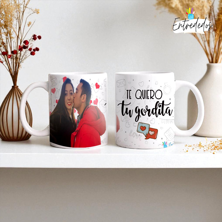 taza personalizada con nombre – regalo original Entrededos