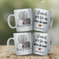 Taza damas de honor "TRENZAS"