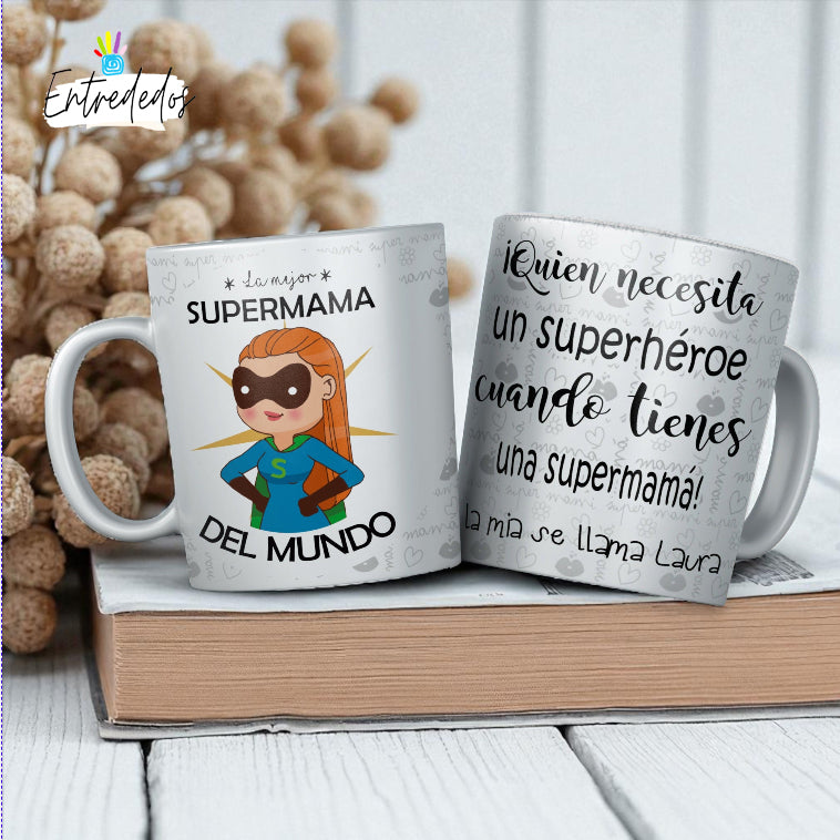 taza personalizada con nombre – regalo original Entrededos