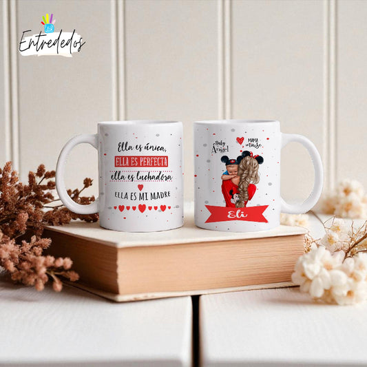 taza personalizada con nombre – regalo original Entrededos
