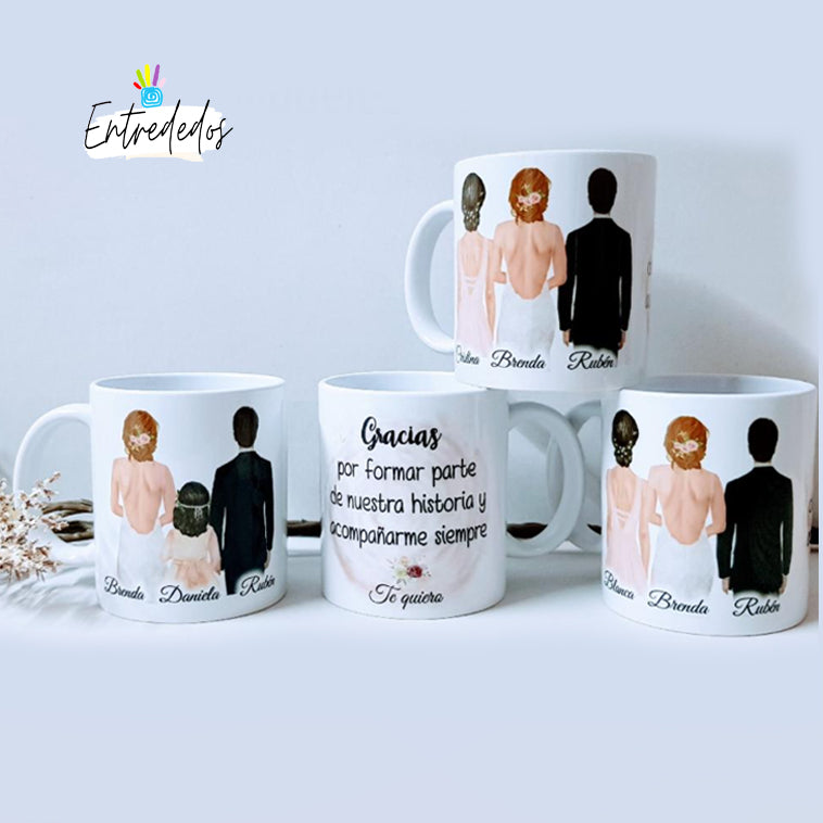taza personalizada con nombre – regalo original Entrededos