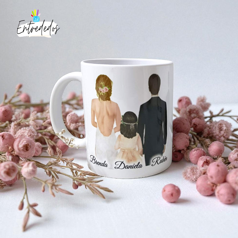 taza personalizada con nombre – regalo original Entrededos
