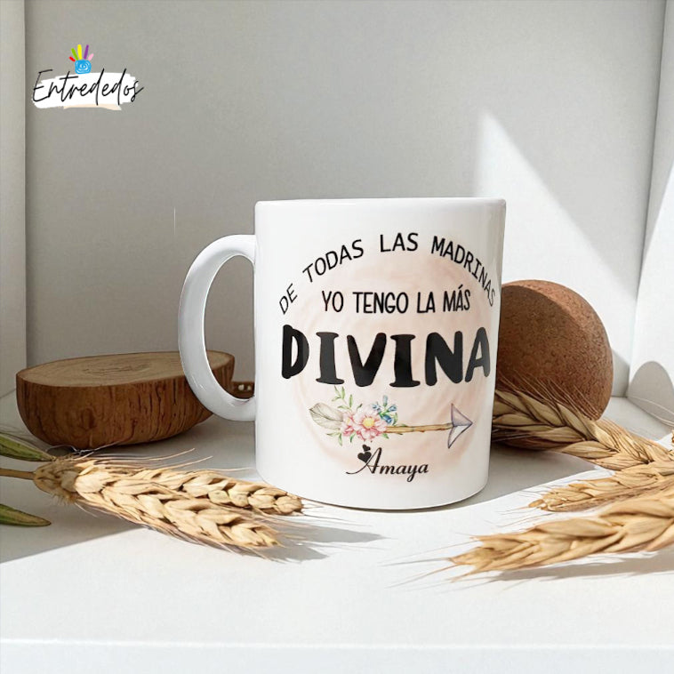 taza personalizada con nombre – regalo original Entrededos