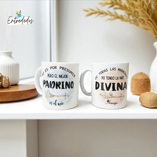 taza personalizada con nombre – regalo original Entrededos