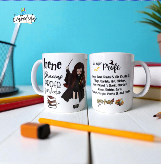 taza personalizada con nombre – regalo original Entrededos