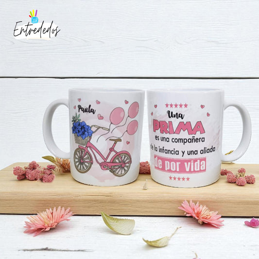 taza personalizada con nombre – regalo original Entrededos