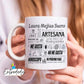 taza personalizada con nombre – regalo original Entrededos