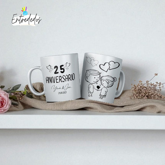 taza personalizada con nombre – regalo original Entrededos