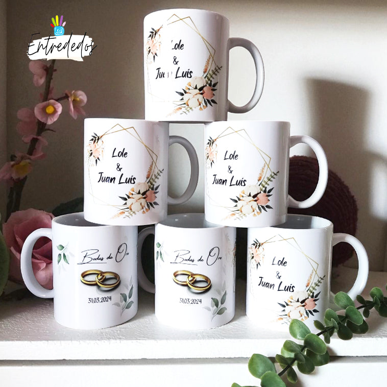 taza personalizada con nombre – regalo original Entrededos