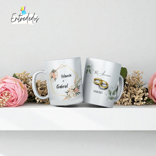 taza personalizada con nombre – regalo original Entrededos