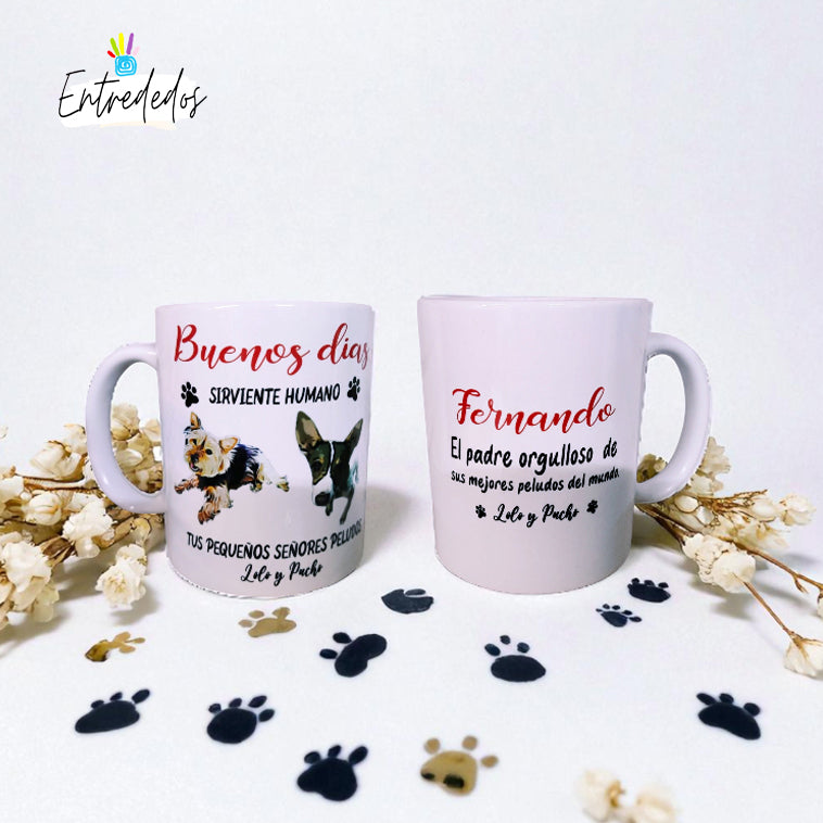 taza personalizada con nombre – regalo original Entrededos