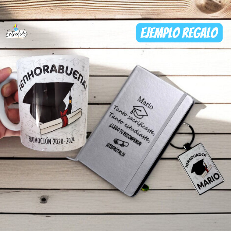regalos personalizados para hombres – bloc de notas personalizado Entrededos