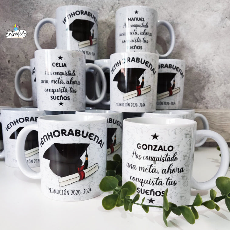 taza personalizada con nombre – regalo original Entrededos