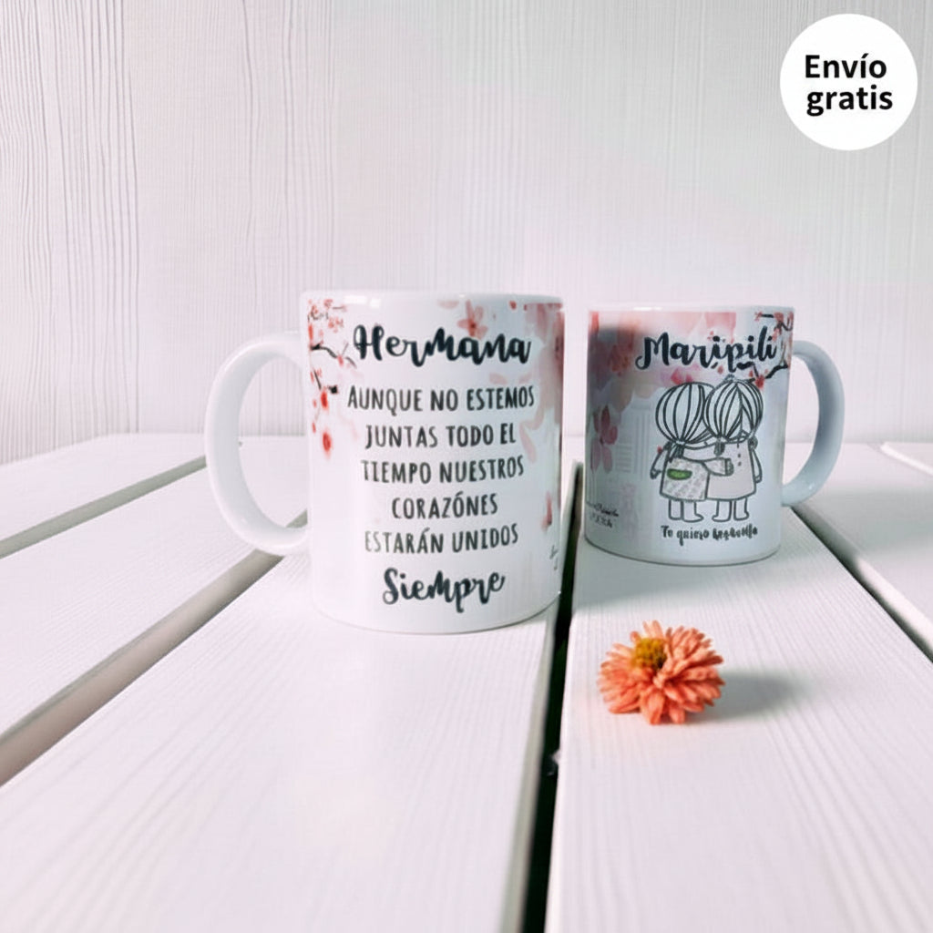taza personalizada con nombre – regalo original Entrededos