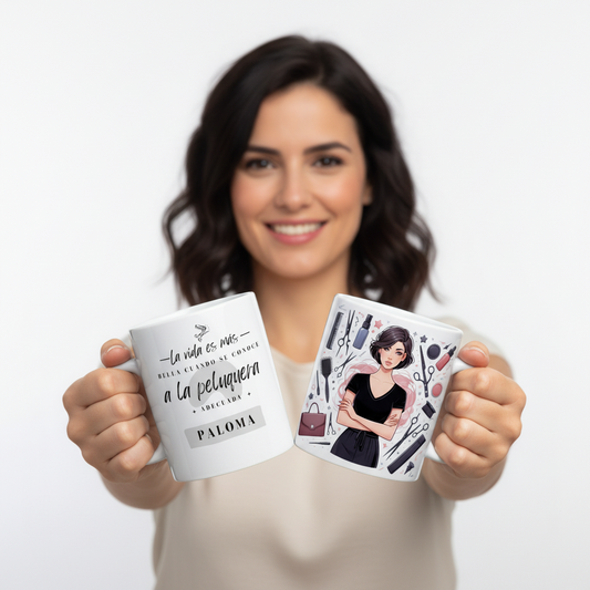 Taza Personalizada para Peluquero/a