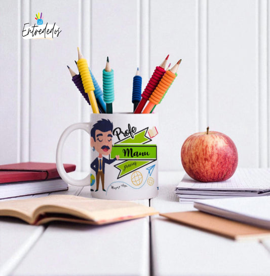 taza personalizada con nombre – regalo original Entrededos