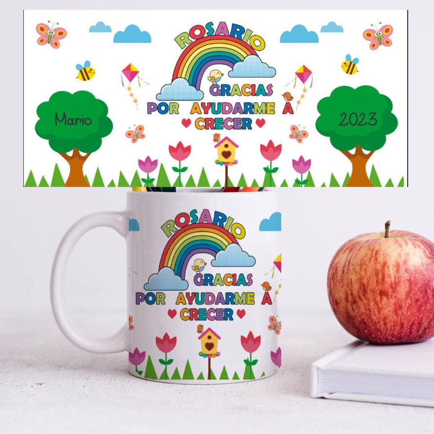 taza personalizada con nombre – regalo original Entrededos