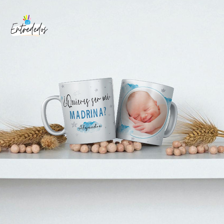 taza personalizada con nombre – regalo original Entrededos