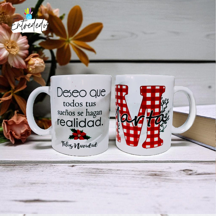 taza personalizada con nombre – regalo original Entrededos