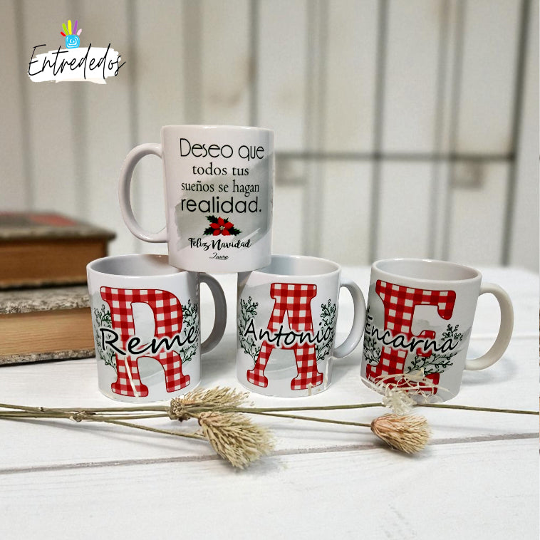 taza personalizada con nombre – regalo original Entrededos
