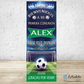 Banner Creativo para Eventos  "PORTERÍA DE FÚTBOL"
