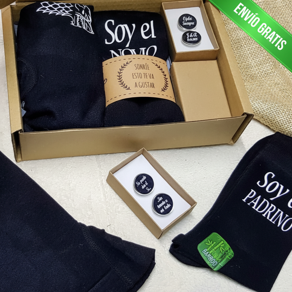 Calcetines Bóxer, y Neceser Esencial : Personaliza tu Kit Ideal