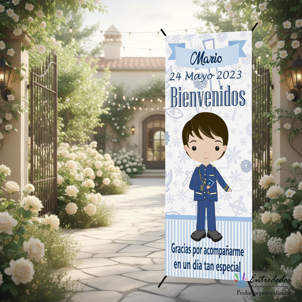 Banner Creativo para Eventos  COMUNIÓN ALMIRANTE 02