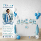 Banner Creativo para Eventos  COMUNIÓN TEXTO AZUL