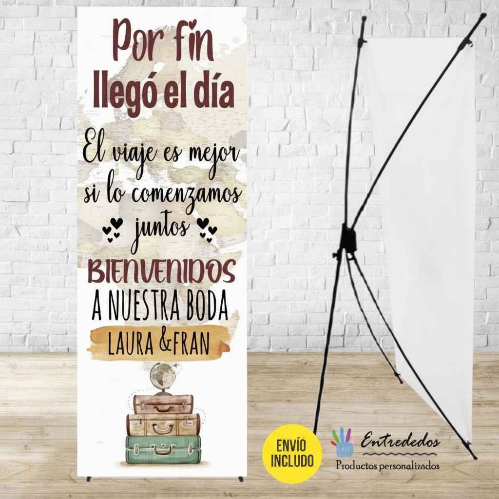 Banner Creativo para Eventos MALETA VERDE