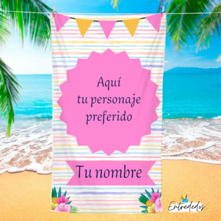 Esta toalla personalizada con nombre es un regalo práctico y elegante, ideal para cumpleaños, aniversarios, deportes o uso diario. Personalízala con el nombre del destinatario y convierte un detalle útil en un regalo único y memorable.