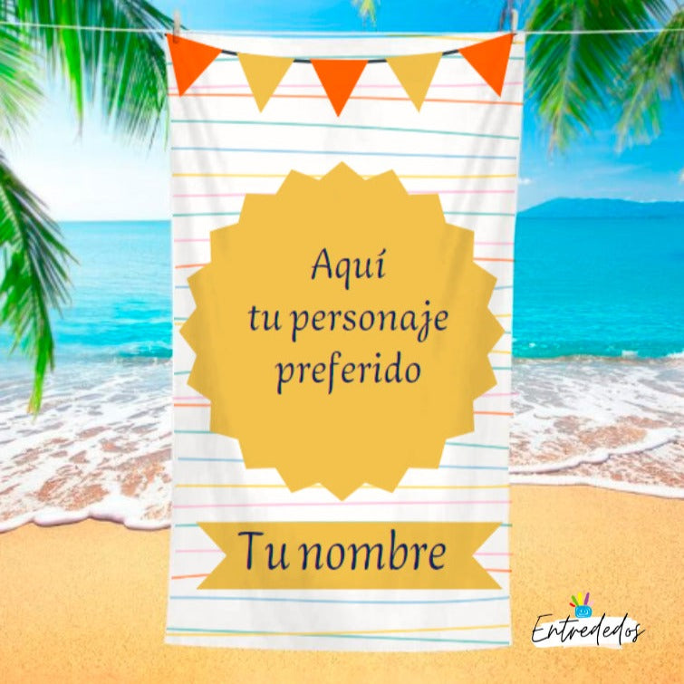 Esta toalla personalizada con nombre es un regalo práctico y elegante, ideal para cumpleaños, aniversarios, deportes o uso diario. Personalízala con el nombre del destinatario y convierte un detalle útil en un regalo único y memorable.