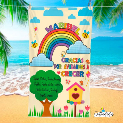 regalos personalizados – toalla personalizada con nombre Entrededos