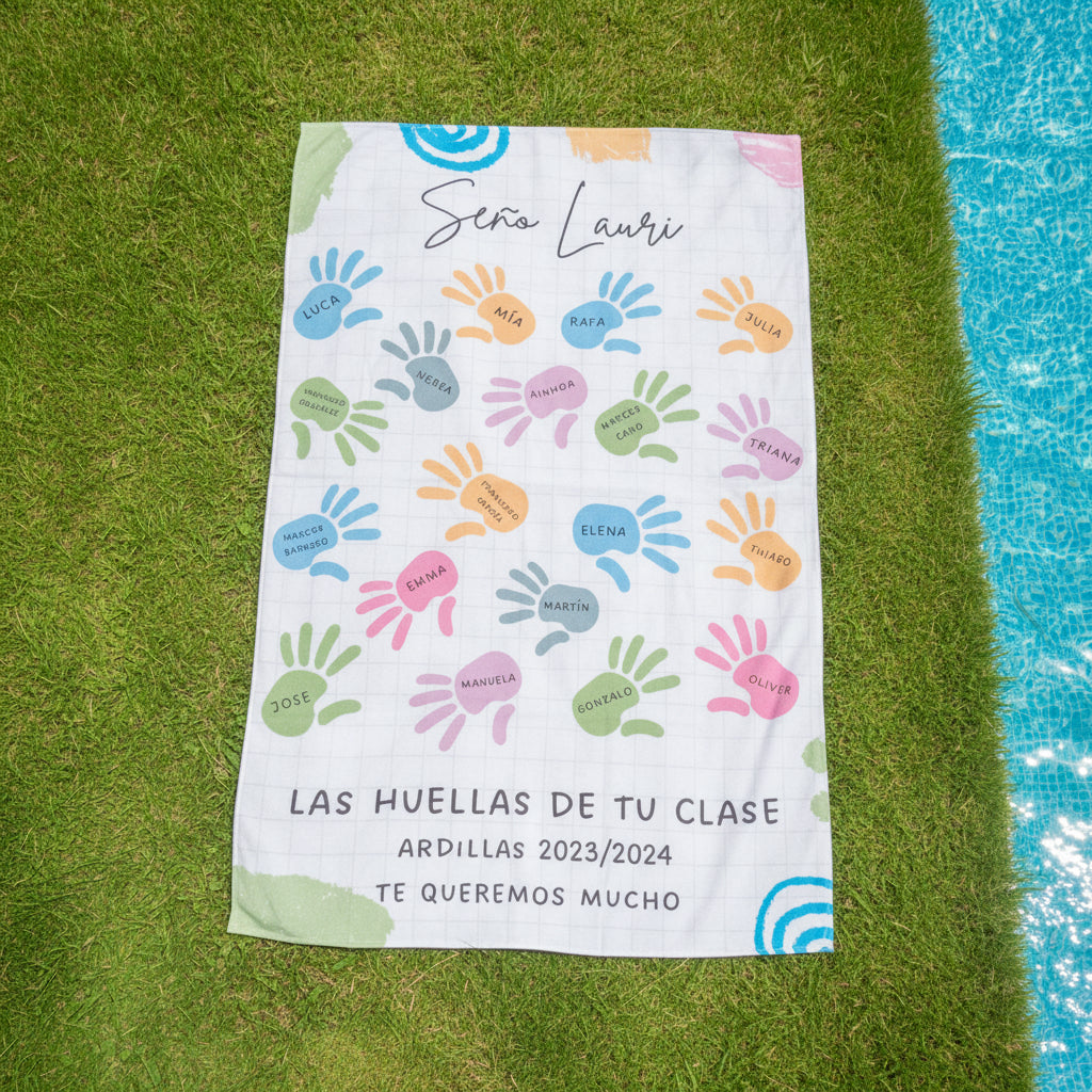 regalos personalizados – toalla personalizada con nombre Entrededos