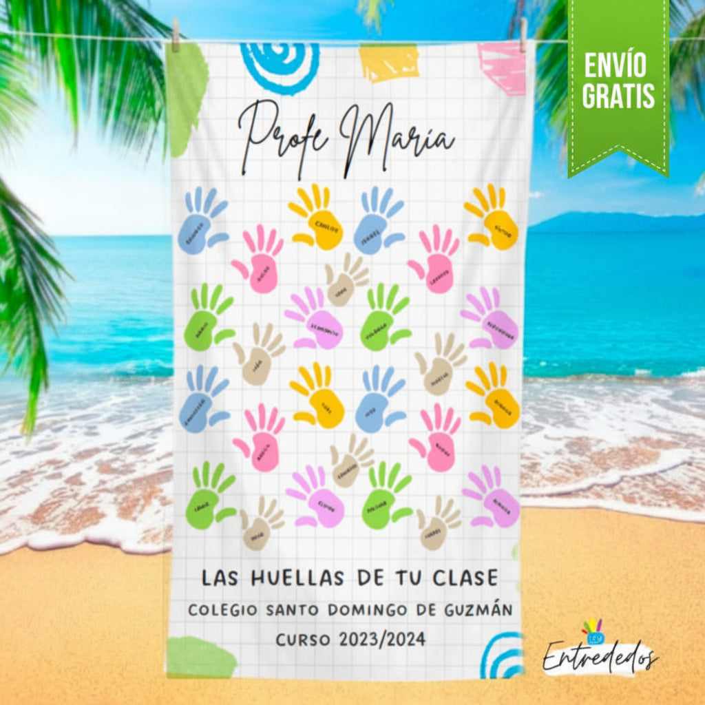 regalos personalizados – toalla personalizada con nombre Entrededos