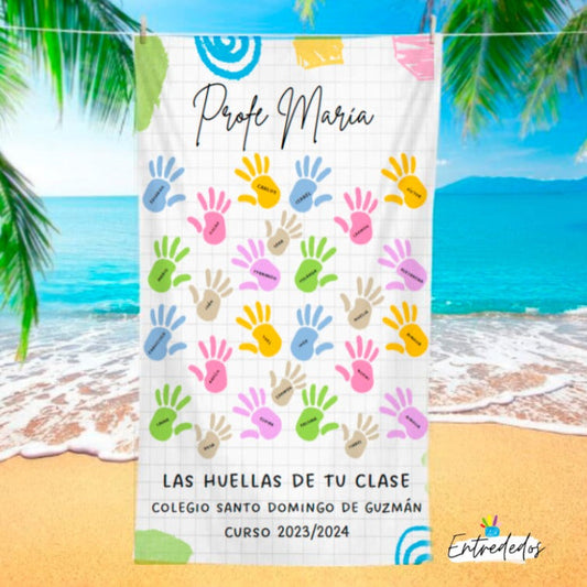 regalos personalizados – toalla personalizada con nombre Entrededos